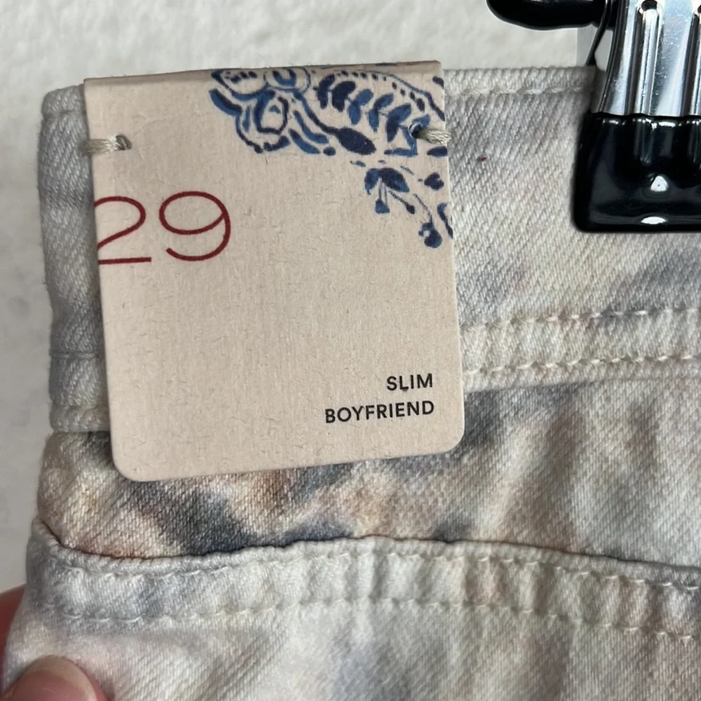 Anthropologie NWT Pilcro slim boyfriend funky jeans - Picture 3 of 14